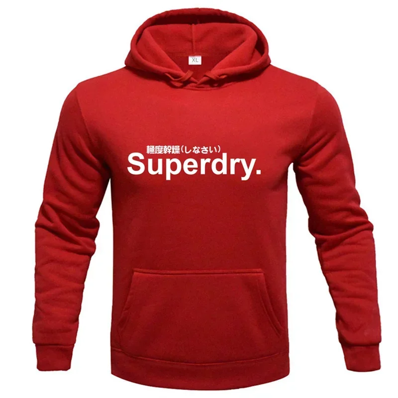 spring autumn superdry printed Men women Hoodies Fleece Warm Mens Sweatshirt Fashion Men Fleece Warm Sweatshirt 5