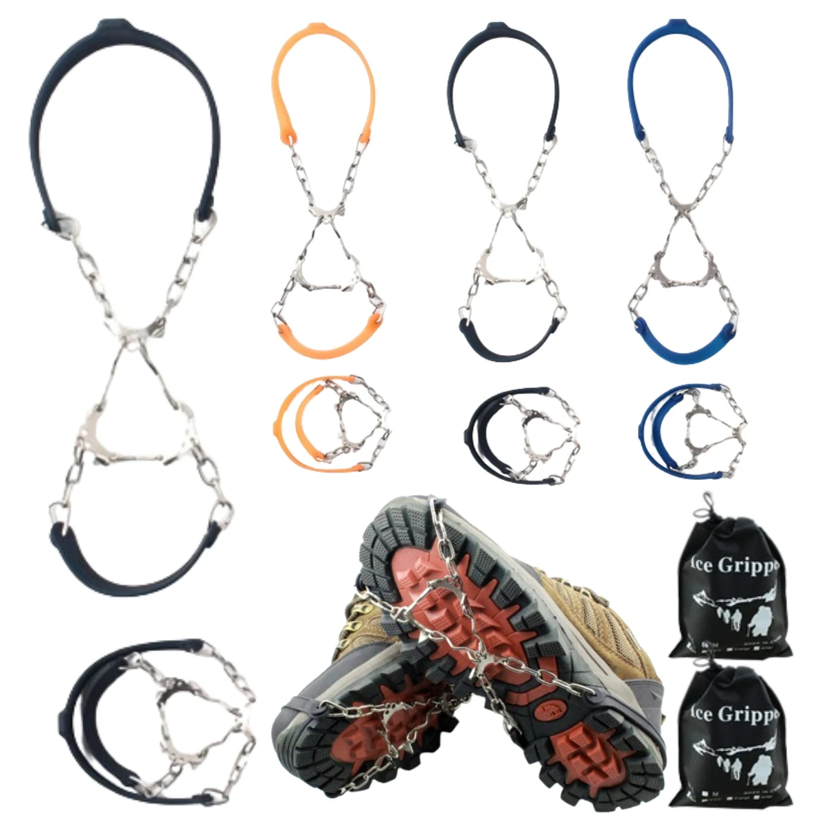 6TeethClimbingCramponWinterSportsSnowAntiSlipIceGripper