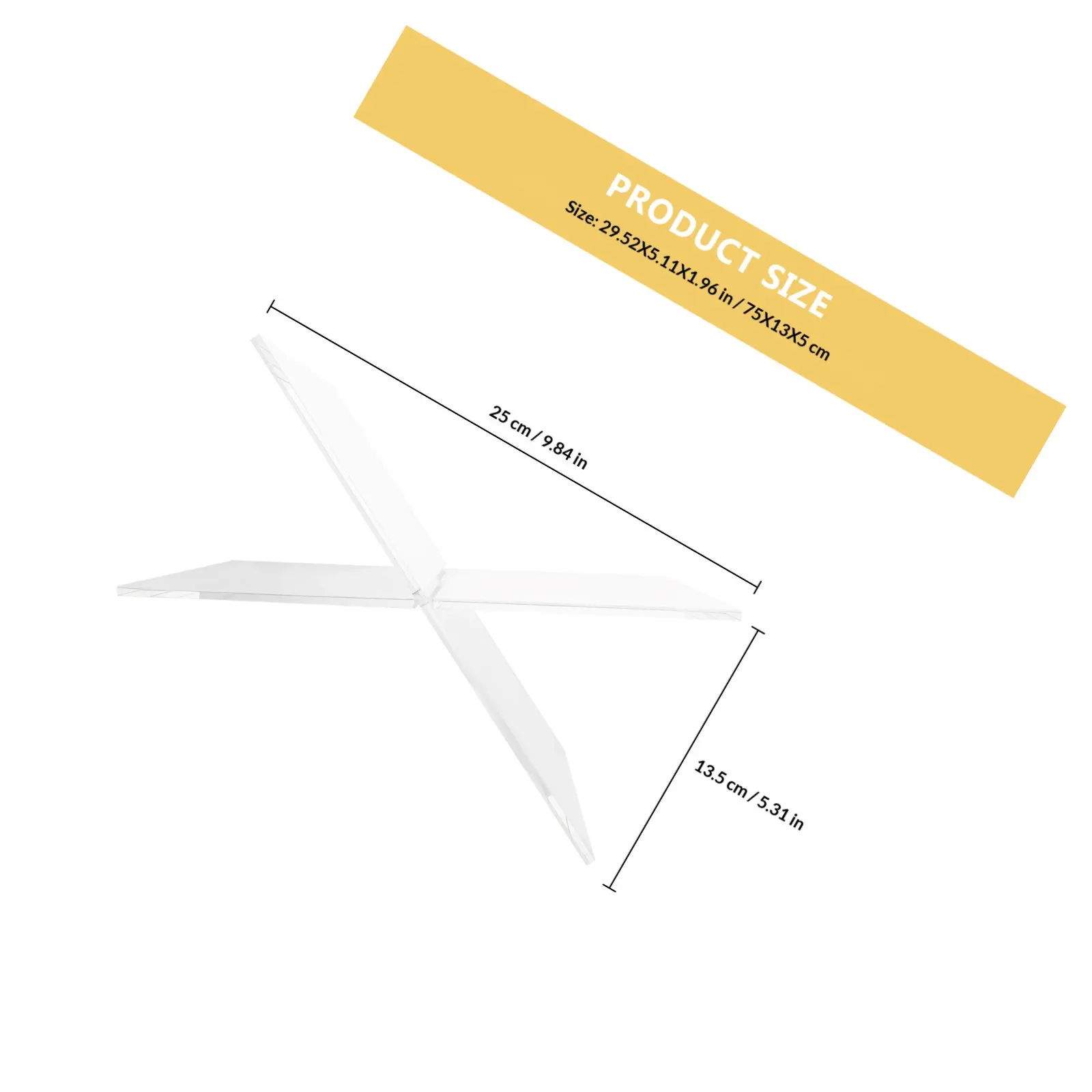 전문적인 독서 책꽂이 투명 아크릴 데스크탑 홀더 홈 오피스 교실 사용을 위한 창의적인 컴팩트 책꽂이