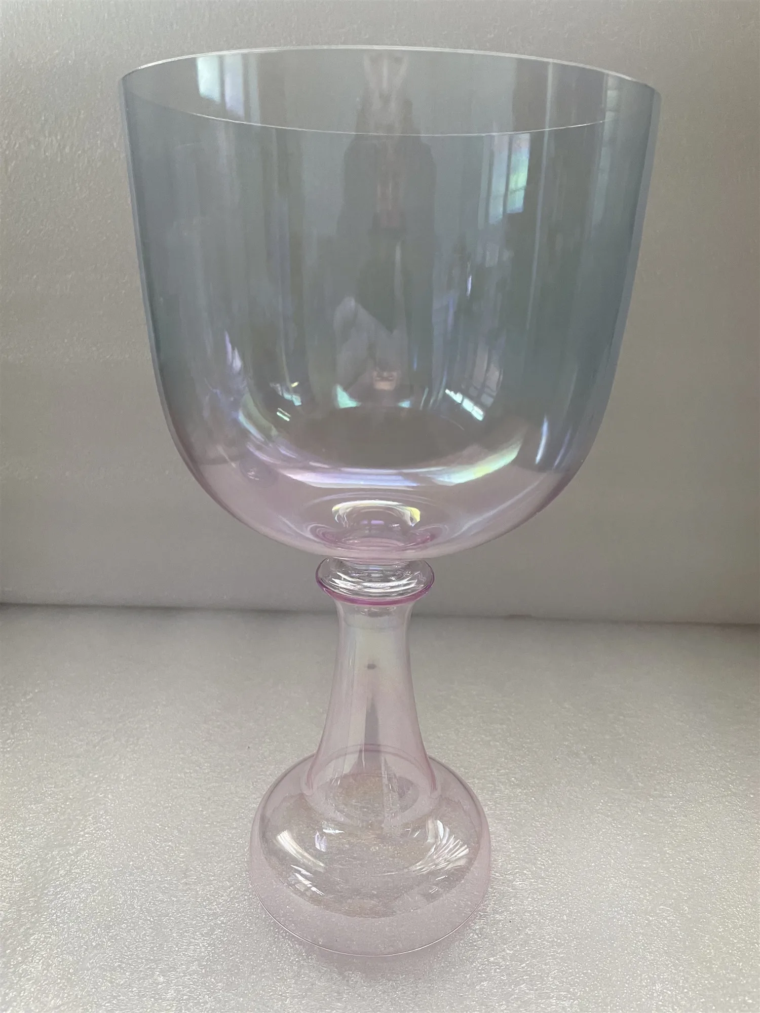 3rd octave "G" note throat chakra or "G#" note Thyroid chakra 432HzCrystal singing chalice cosmic pink& blue