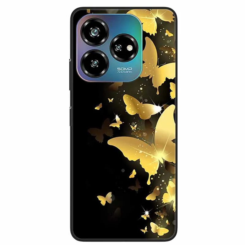 ZTE Blade V60 Design Black Soft TPU Silicone Back Cover - Sleek Protective Phone Case