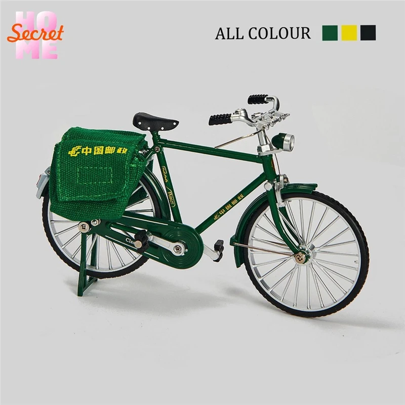 

Mini Retro Postal Edition Bicycle Nostalgic Model Mini Bike Adult Simulation Collection Gifts For Children Funny Home Decoration