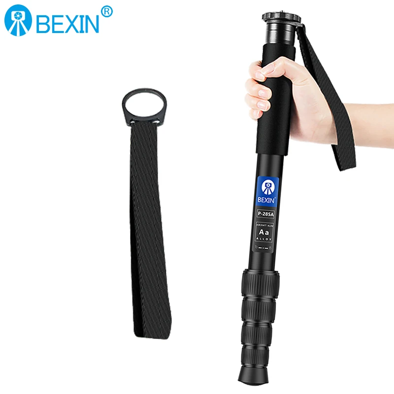 BEXIN 휴대용 여행용 모노포드 브래킷, 디지털 DSLR 카메라용 삼각대 볼헤드 장착, 전문가용 알루미늄 합금, P285A