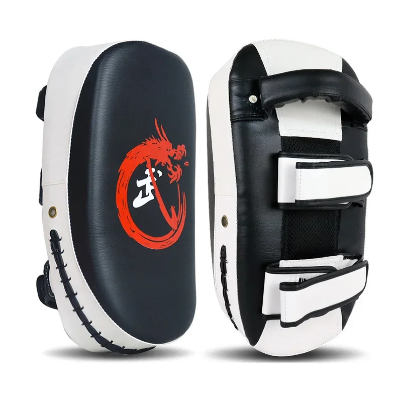

1/2PCS PU Leather Boxing Target Hand Foot Kicking Pad Bag for Muay Thai Taekwondo MMA Martial Arts Training Fitness Equipment