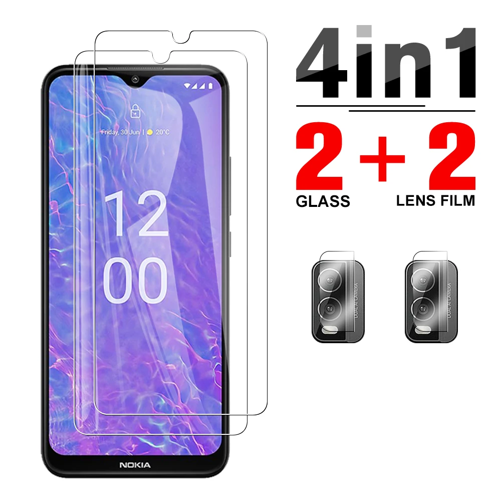 Protezione Dello Schermo Dell'Obiettivo 4 In1 Per Nokia C210 2023 Nokiac 110 G310 Vetro Protettivo Antigraffio Nokiac210 110 4G G 310 310G 5G