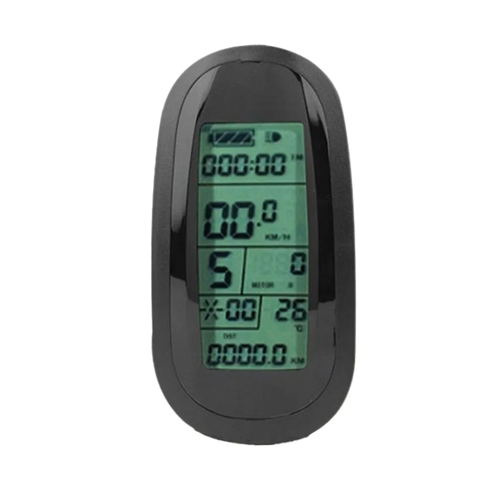 Elektrofahrrad-Display Fahrradreparaturwerkzeug SM-Anschluss LCD KT-LCD6 Display Fehlercodeanzeige Durchschnittsgeschwindigkeit Höchstgeschwindigkeit – Detail 1