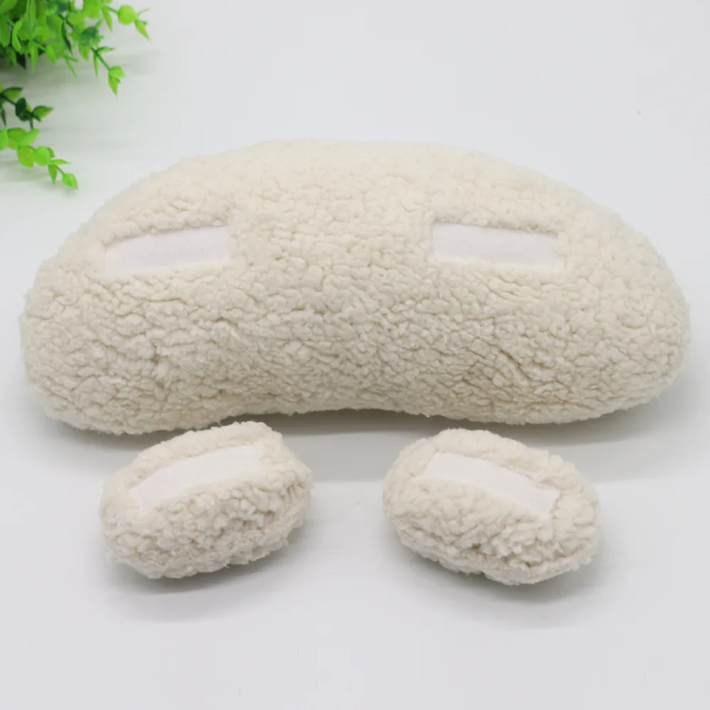 Description Picture 3 of itemBaby Photography Props Crescent Pillows Plush Small Pillow Mat Newborn Photo Assisted Modeling Baby Bed Basket Cushion Filler