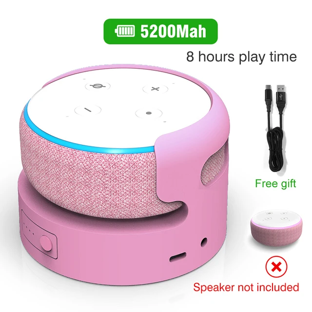 2セット　echo dot バッテリーベース付き Smatree Portable Speaker and Battery Base for Echo Dot 2