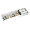 Drawer Tableware Box Expandable Kitchen Utensil Tray 5Compartments Forks Knives Storage Drawer Organizer Divider Container 5
