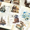 Yoofun 7.5x200cm A Journey of Relics Washi Tape for Collage Junk Journal Scrapbooking diy Stationery Masking Tape Labels 4