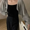 Fashion Thin Solid Color Ice Silk Sunscreen Cardigan Sunscreen Clothing For Women Girls Casual Summer Long Sleeve Short Coat 4