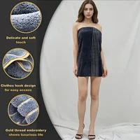 Ensemble de 3 serviettes de bain en corail ultra-douces, séchage rapide, serviettes de spa de luxe, grandes serviettes de bain, légères, très absorbantes 3