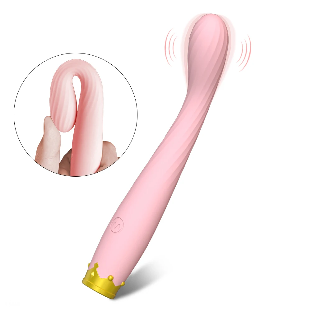Dildo potente vibratore per punto G per donne, stimolatore del clitoride e dei capezzoli per massaggiatore dell'orgasmo, vibratore a forma di dito_voghion.com