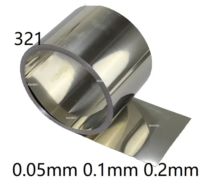 

Ремешок из нержавеющей стали толщиной 0,05 мм, 0,1 мм, 0,2 мм, sus321 ss321 1cr18ni 9ti пружина из листовой стали