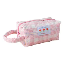 

Flower Cherry Pencil Case for Girl School Supplies Item Cute Stationery Cartuchera Escolar Kawaii Trousse Scolaire Students Kids