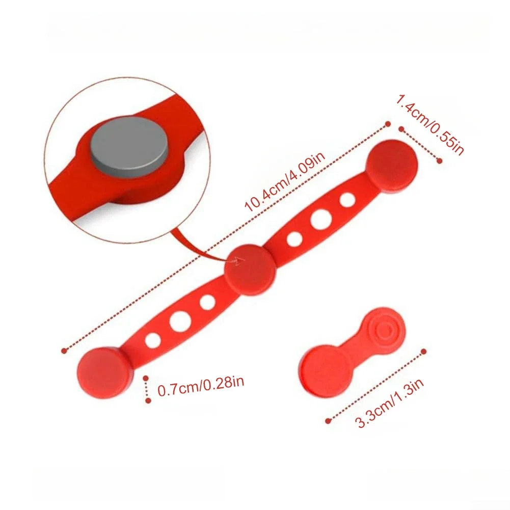 1/2/3Set Air Fryer Magnet Silicone Buckle Magnetic Air Fryer Buckle Lock Disposable Liners Prevent Paper To Burn Air Fryer Tool