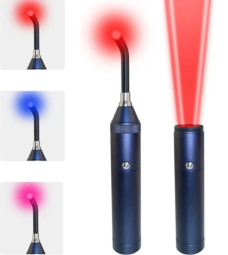 3-in-1 Red Light Therapy Handheld LED Infrared Light Device For Lip Therapy Oral Physiotherapy Health Pain Relief Body Stiffness