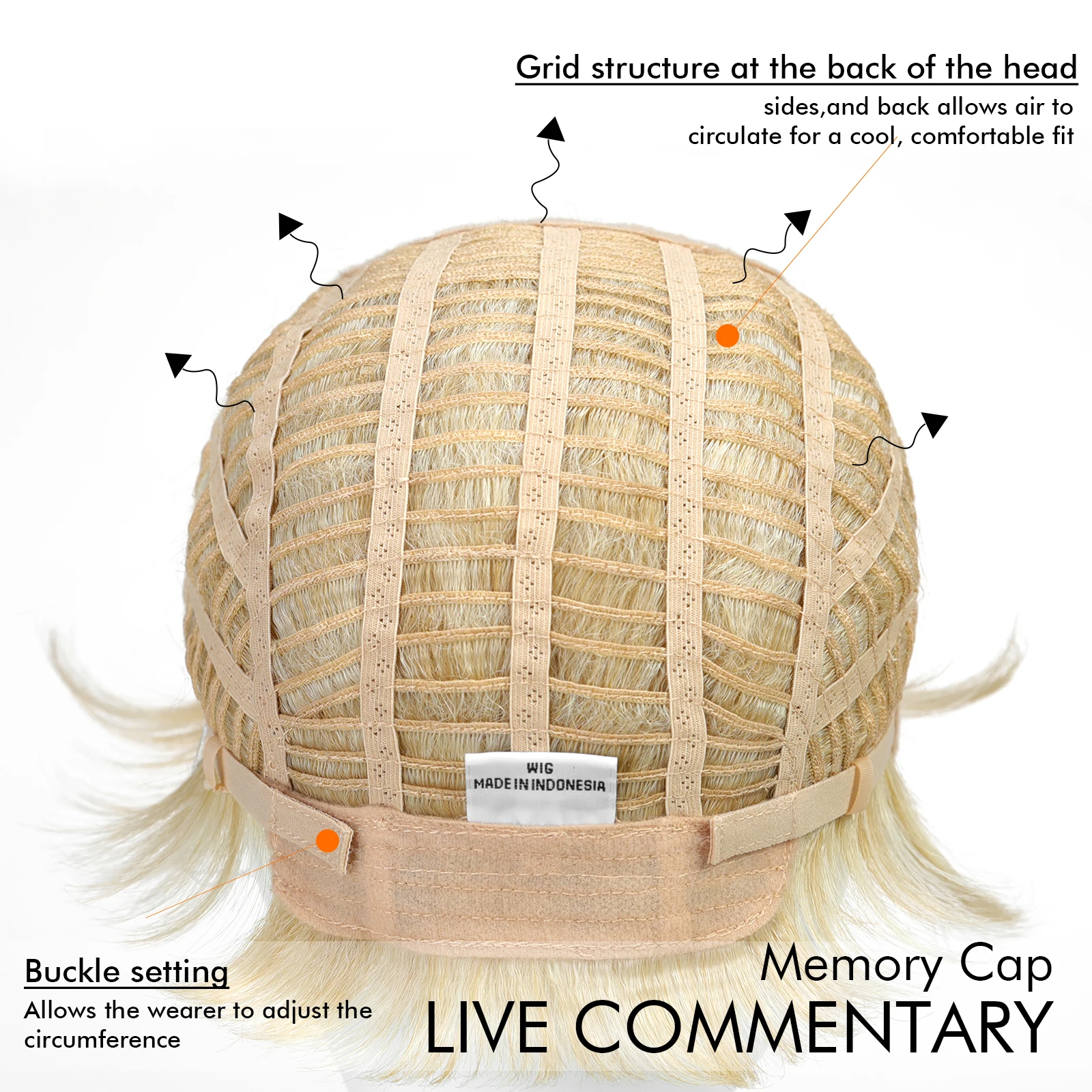 MONO Lace Hair FUTURE Fiber Blonde Pixie Cut Wigs Breathable Mono Lace Front Synthetic Wig Daily Use Heat Resistant Fiber