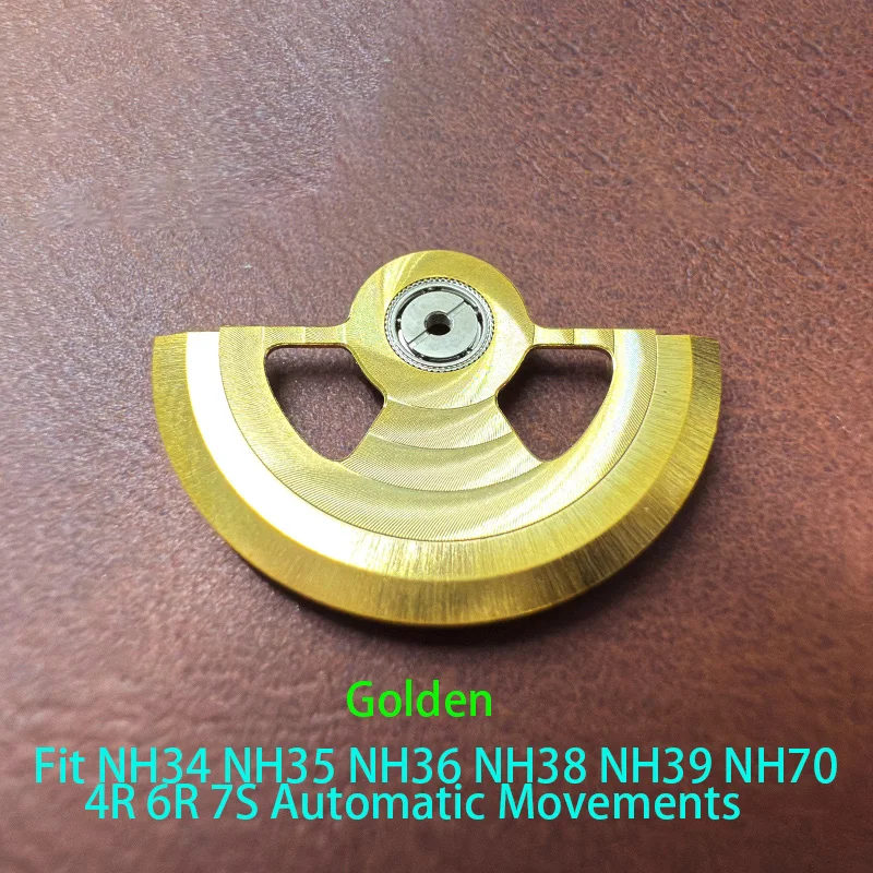 Customized Automatic Hammer Rose Gold Black Blue Silver Gold Watch Rotor Parts