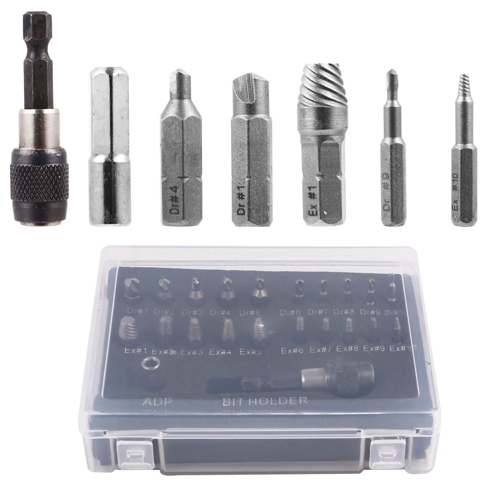 Extractor Broken Screw Bolt Removal Stud Stripped Set Remover Kit