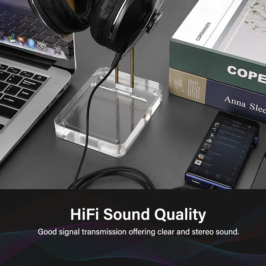 3.5mm to 2.5mm Headphones Cable For Sennheiser HD 400S 450BT 350BT 4.30 4.40BT 4.50 BTNC Momentum 4 3 2 1 Audio Wire 1.5M Long