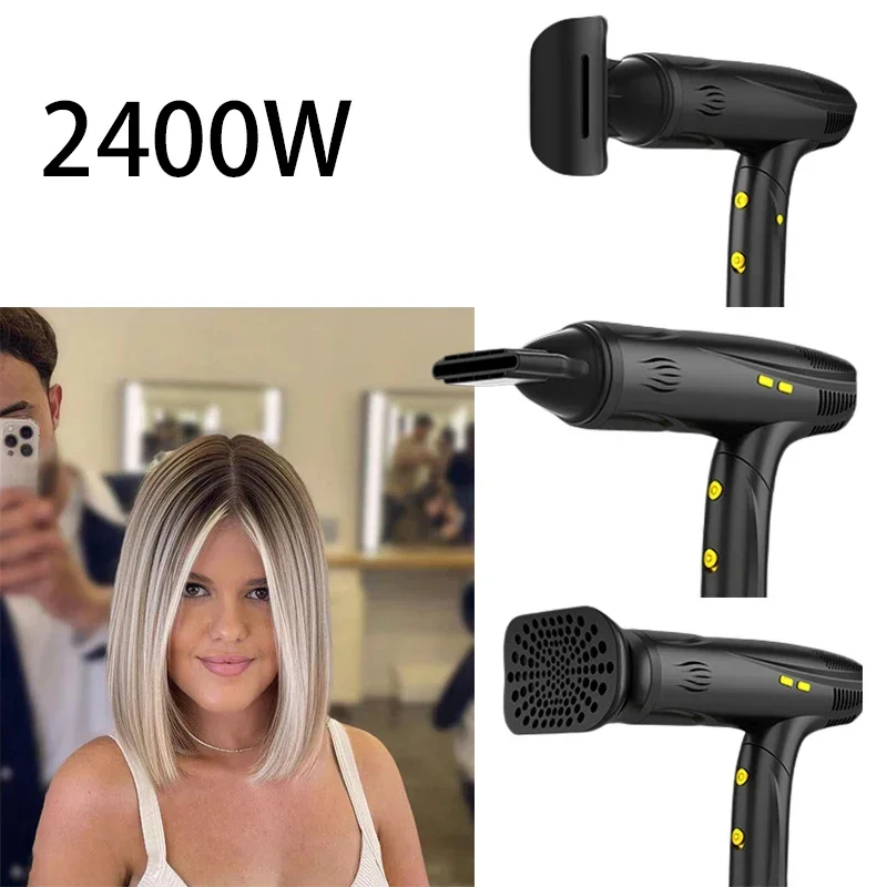 2400W  Powerful Hair Dryer Negative Ion Hair Care Professinal Hairdryer Quick Dry Home Salon Tools Foldable Electric Hair Blower 4