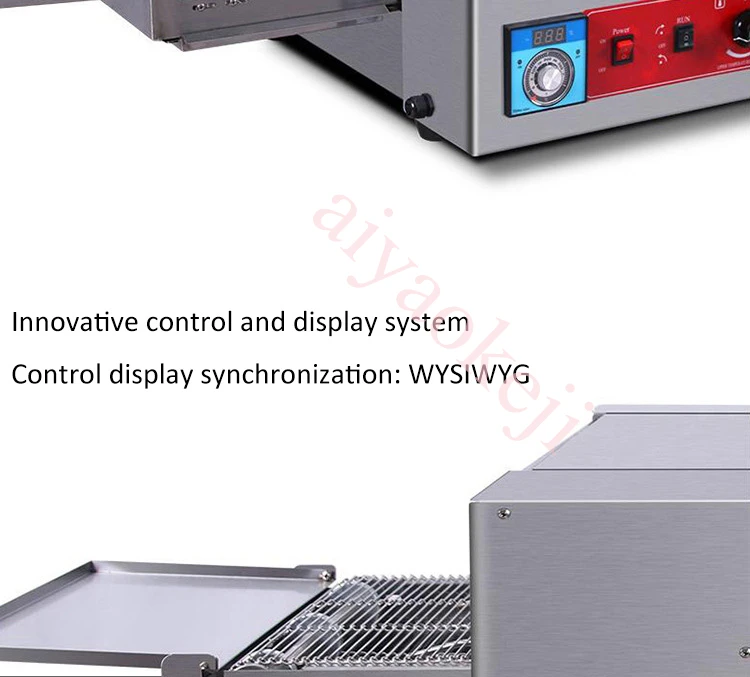 Description Picture 4 of item220V  Electric Conveyor Pizza Oven Bread Pizza Baking Machine Chain Pizza Oven Pizza Maker Stove