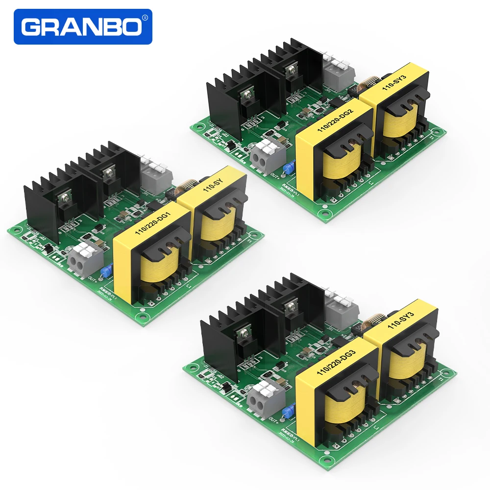 Granbo Original 40KHz Mechanical Drive Board 60W-180W 110V/220V Ultrasonic Cleaner PCB Kit 1