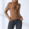711-baedd6.png Manteau de Yoga, veste de sport courte pour femmes, vêtements de Fitness, amincissant, sculptant le corps, fermeture éclair, nouvelle collection 2024