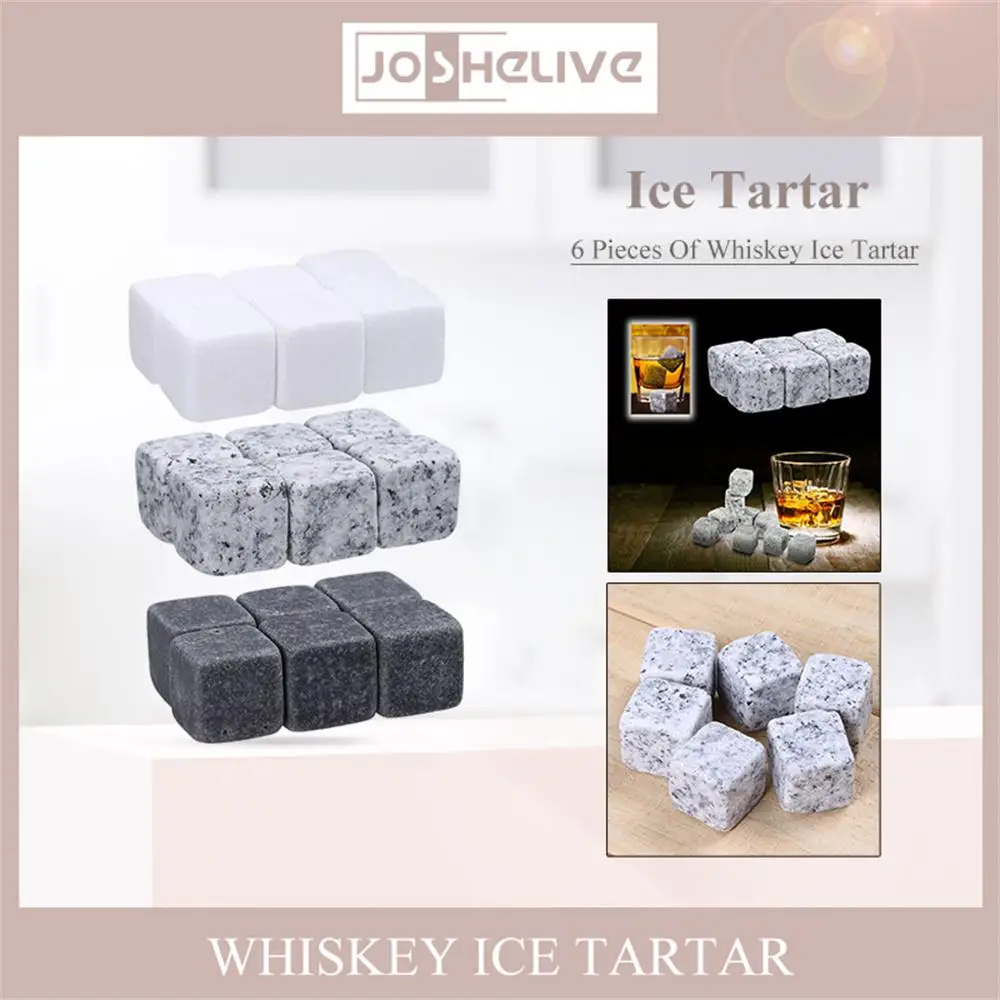 Whiskey Stones Sipping Ice Stones Natural Granite Whisky Stone Wine Rocks Cooler Wedding Gift Favor Christmas Bar Accessories whiskey stones