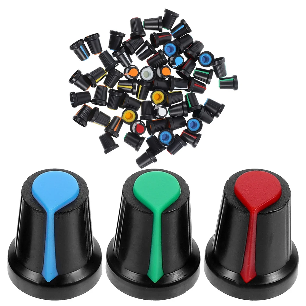 

48pcs Guitar Volume Knobs Electric Guitar Volume And Tone Control Knobs Guitar Knurled Potentiometer Knobs