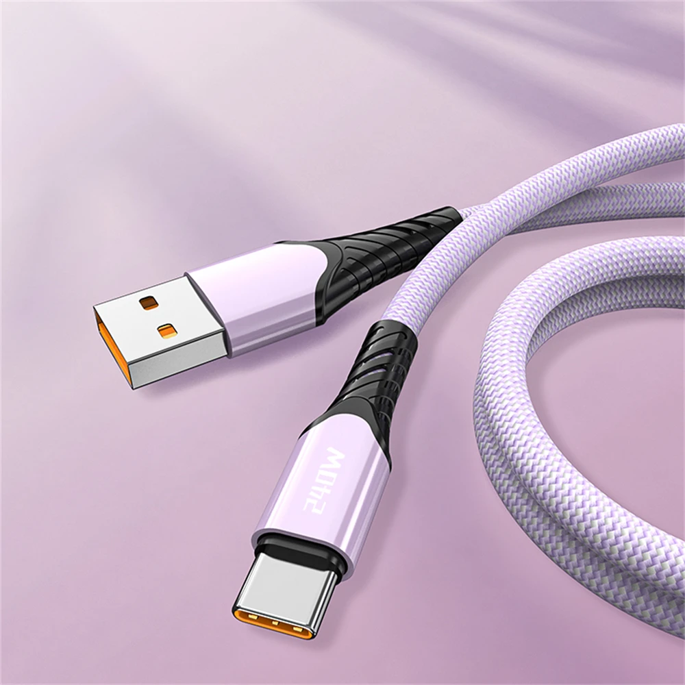 Nylon Braided 240W Fast Charging USB-C Cable with High-Speed Data Transfer