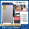 1500W Reci Fiber Laser Welding Machine  4 in 1 Laser Welding Cutting Cleaning Machine Handheld Fiber Laser Welder EU US Stock 1