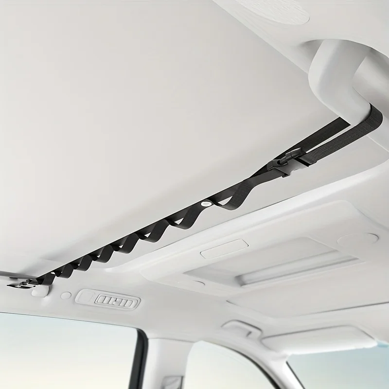 Car Clothesline Car Multi-Functional Hanging Rack for Rear Seats,Storage and Fixing Hooks,Car Interior Accessories,Car Organizer