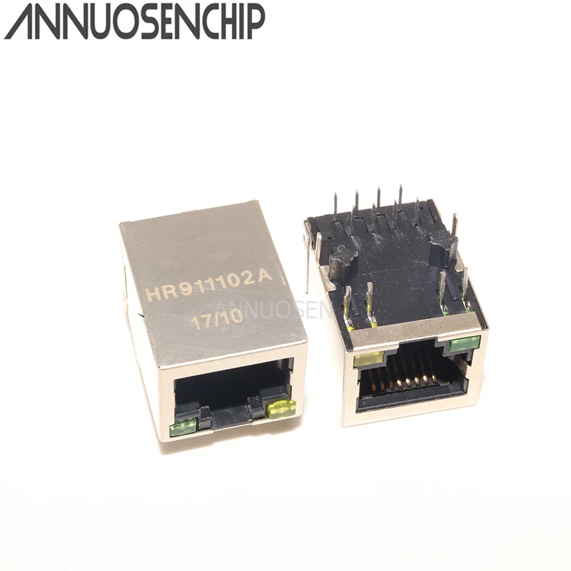 Сетевой Трансформатор HanRun RJ45 10 шт./лот новый и оригинальный HR911102A HR911102 |