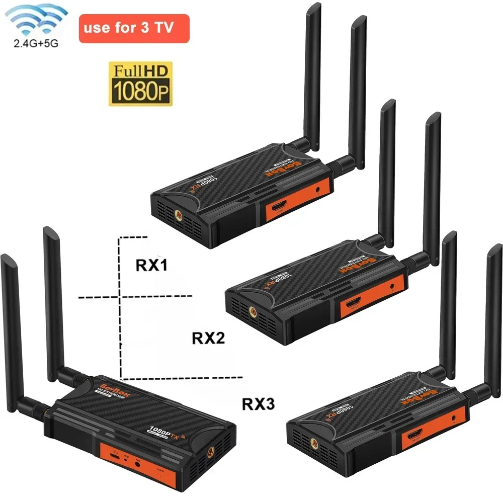 BOVBOX WL-009 200m Wireless Wifi Audio Video Transmitter and