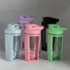 Shaking Cup 500ML Plastic Double - Layer Graduated Durable Leakproof Protein Shake Mixing for Fitness Sports Bottle Water