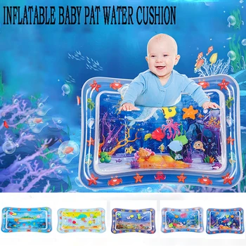 Tappetino per acqua per neonati Centro attività gonfiabile, Tappetino per acqua per bambini per 3 6 9 12 mesi Neonati Giocattoli per bambini per bambini piccoli, Promuovere Bab