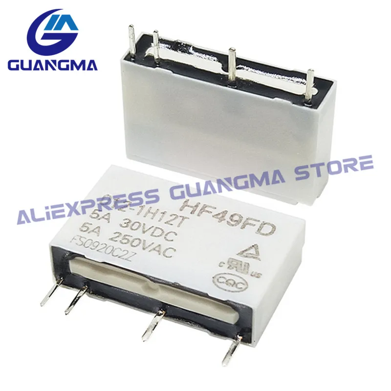 RELAY DE 4 PINES 24VDC 5A 250VAC SPST-NO HONGFA HF49FD/024-1H11