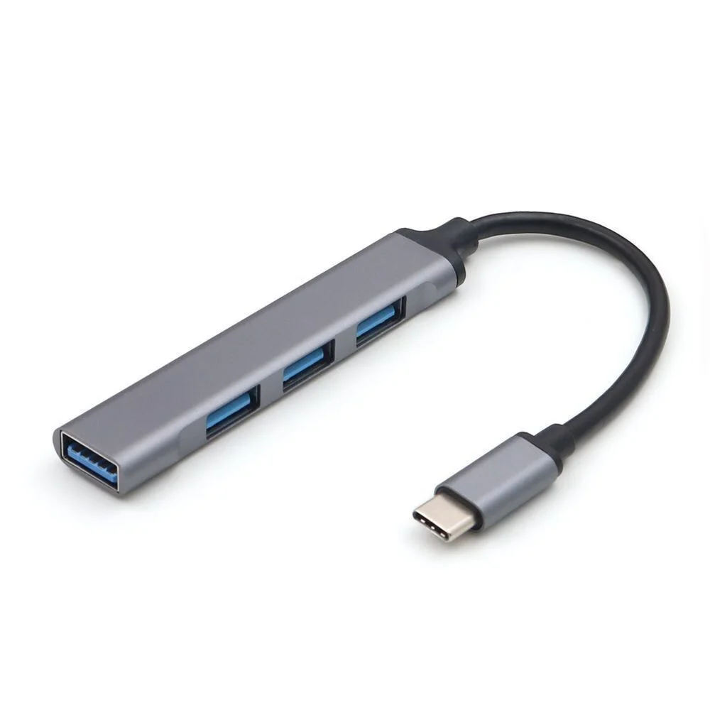 3.0 + 2.0 4 포트 USB 분배기, 도킹 스테이션, USB C 허브, 맥북 에어 미 PC 휴대폰 노트북 액세서리, C타입 허브
