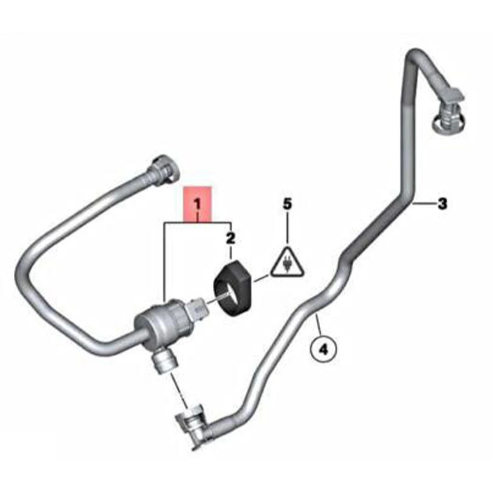 Fuel Tank Vent Valve Hose 13907636148 for BMW X3 F25 2011-2014 Carbon Canister Solenoid Venting Valve