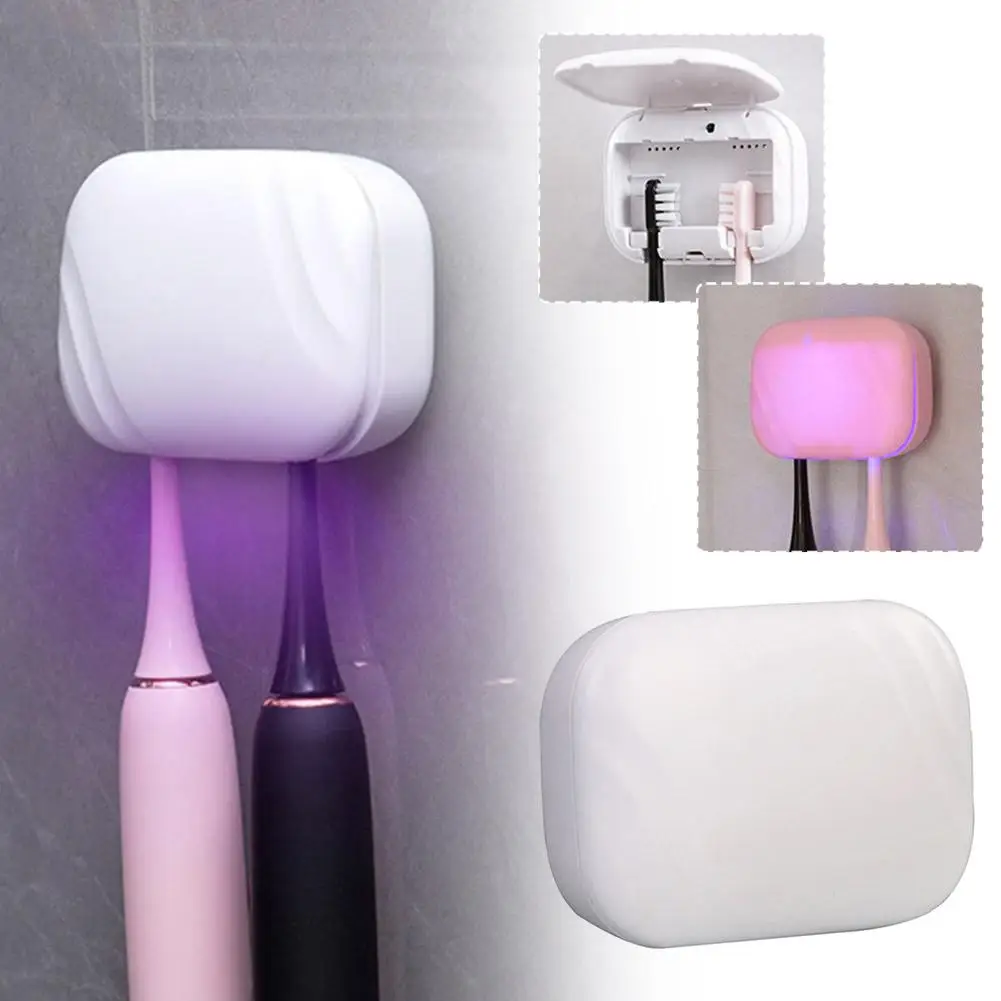 UV-C 전동 칫솔 살균기 360도 소독 3가지 디자인 벽걸이형 충전식 USB 고속 클린 마운트 미닛 P6L6