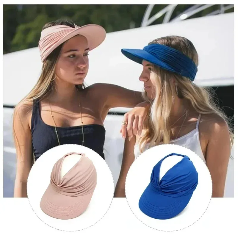 JowTreex Cappello da donna a coda di cavallo da sole per esterni