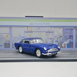Classic Aston Martin DB5 Diecast Car Toy - 1/38 Scale Pull - Back Vehicle for Children's Gifts & Collectors (Blue (No Box))