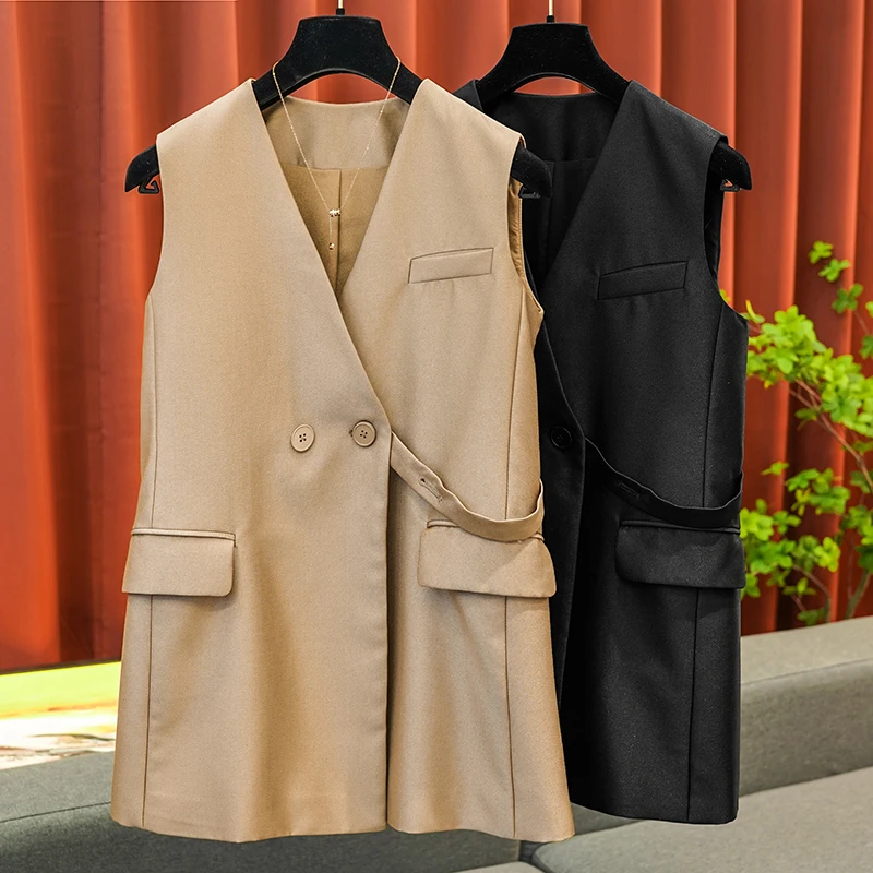 

Broad Version of The Loose V-neck Jacket Jacket Female 2023 Fall New Simple Design Splicing Top Commuting Temperament Wildcard
