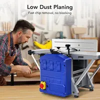 1250W Powerful Benchtop Planer Worktable Thickness Planer with Low Noise for both Hard & Soft Wood Planing & Thicknessing 1