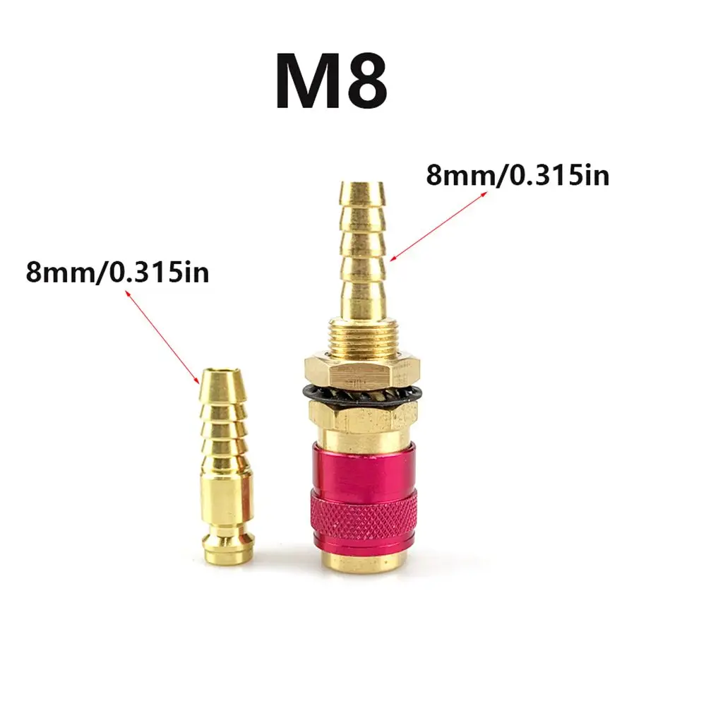 Water Cooled Gas Adapter Quick Connector Fitting TIG Welding Torch MIG Welding Torch connector Soldering Supplies welding cable connector welding torch