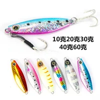Metal Cast Jig Spoon 10g 20g Shore Casting Jigging Fish Sea Fishing Lure Artificial Bait Tackle 1