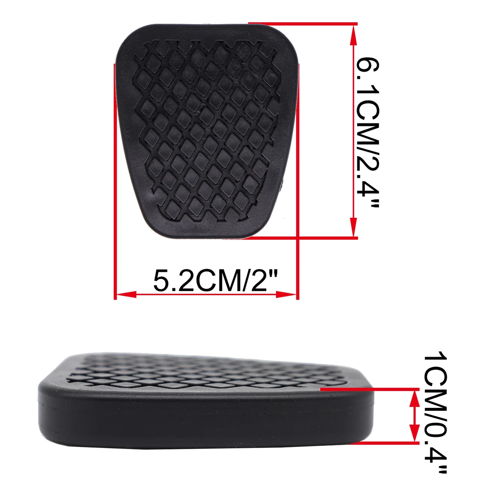 Car Accessories Car Pedals Pedal Cover Car Brake Clutch Foot Pedal Pad Cover Replacement For Honda Fit GD1/2/3/4/5 2002-2008 Jazz 46545-538-010