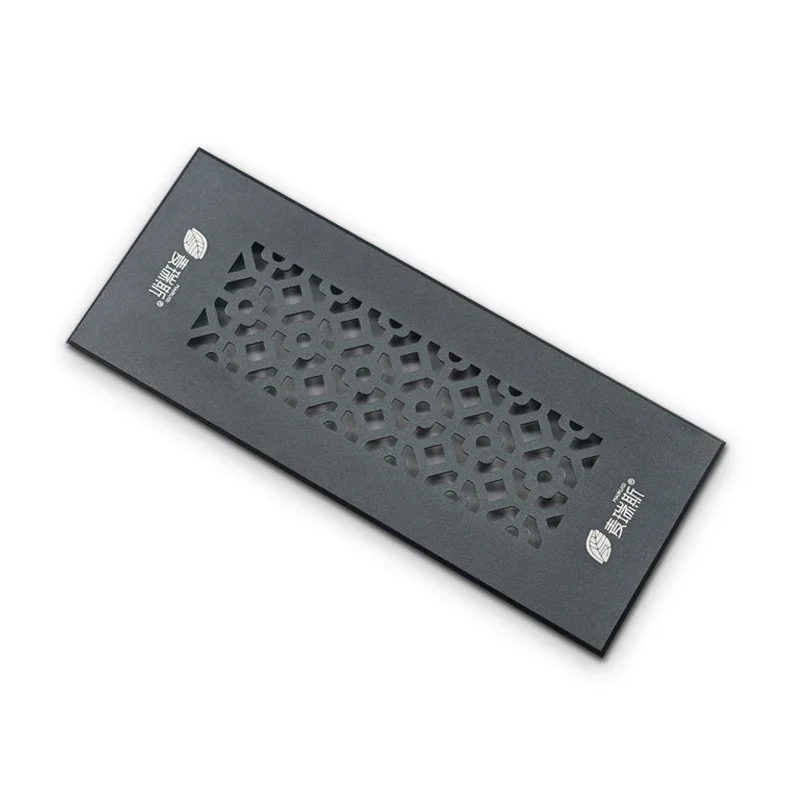 Ventillation Grille Aluminum Alloy Fireplace Air Vent Cover Ventilator Grille Perforated Sheet Sheets Closet Vents Hole air vent grille